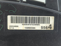 2007 Chevrolet Impala Instrument Cluster Speedometer Gauges P/N:15895564 Fits OEM Used Auto Parts - Oemusedautoparts1.com