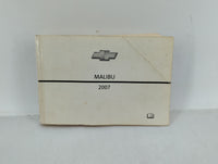2007 Chevrolet Malibu Owners Manual Book Guide OEM Used Auto Parts - Oemusedautoparts1.com