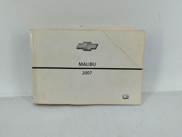 2007 Chevrolet Malibu Owners Manual Book Guide OEM Used Auto Parts - Oemusedautoparts1.com