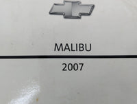 2007 Chevrolet Malibu Owners Manual Book Guide OEM Used Auto Parts - Oemusedautoparts1.com