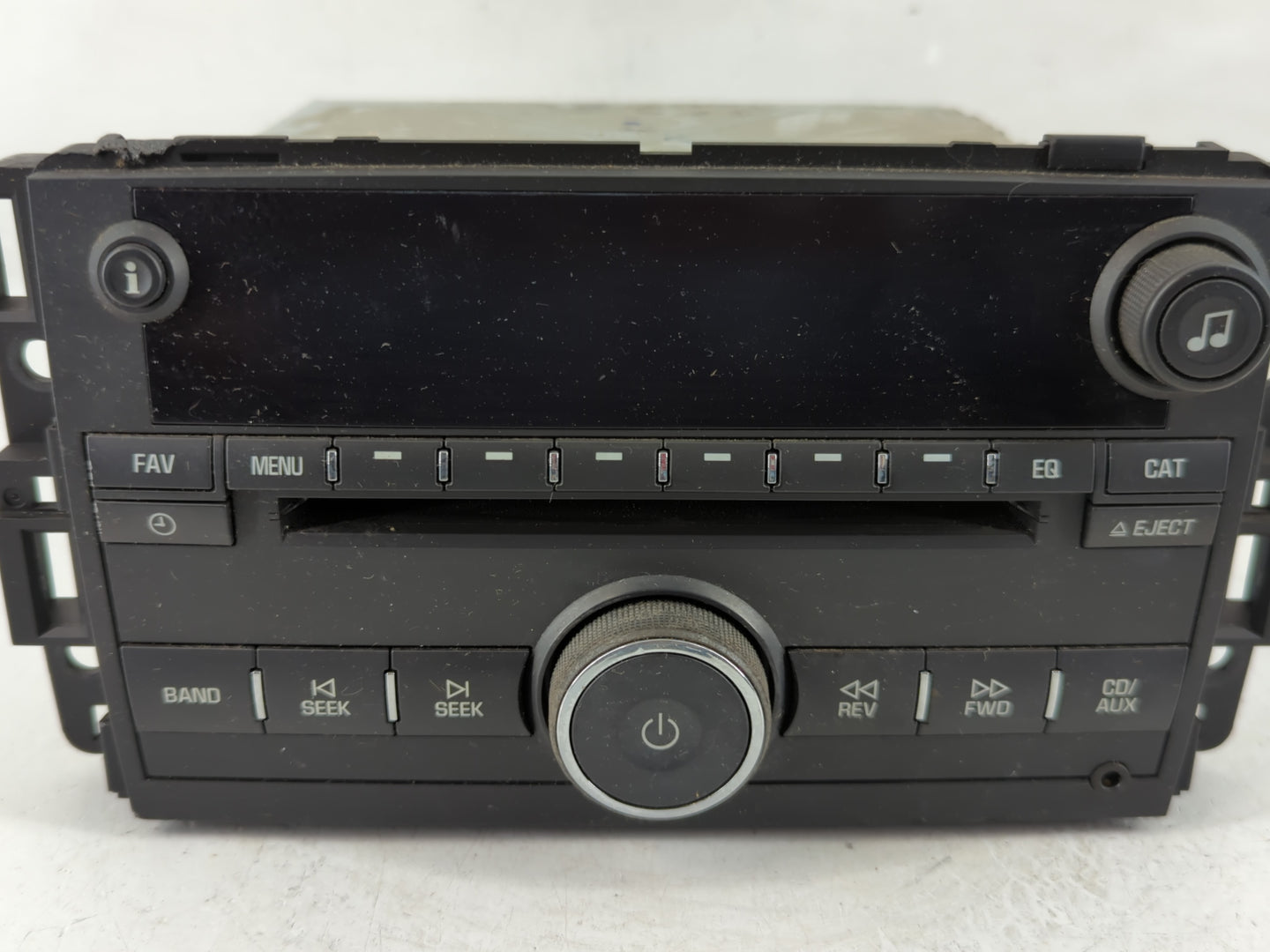 2007 Chevrolet Monte Carlo Radio AM FM Cd Player Receiver Replacement P/N:15850678 Fits Fits 2008 OEM Used Auto Parts - Oemu