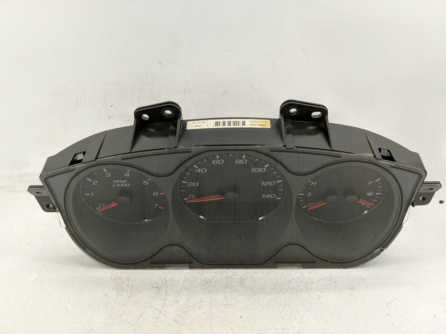 2007 Chevrolet Monte Carlo Instrument Cluster Speedometer Gauges P/N:15895567 12241116 Fits OEM Used Auto Parts - Oemusedaut
