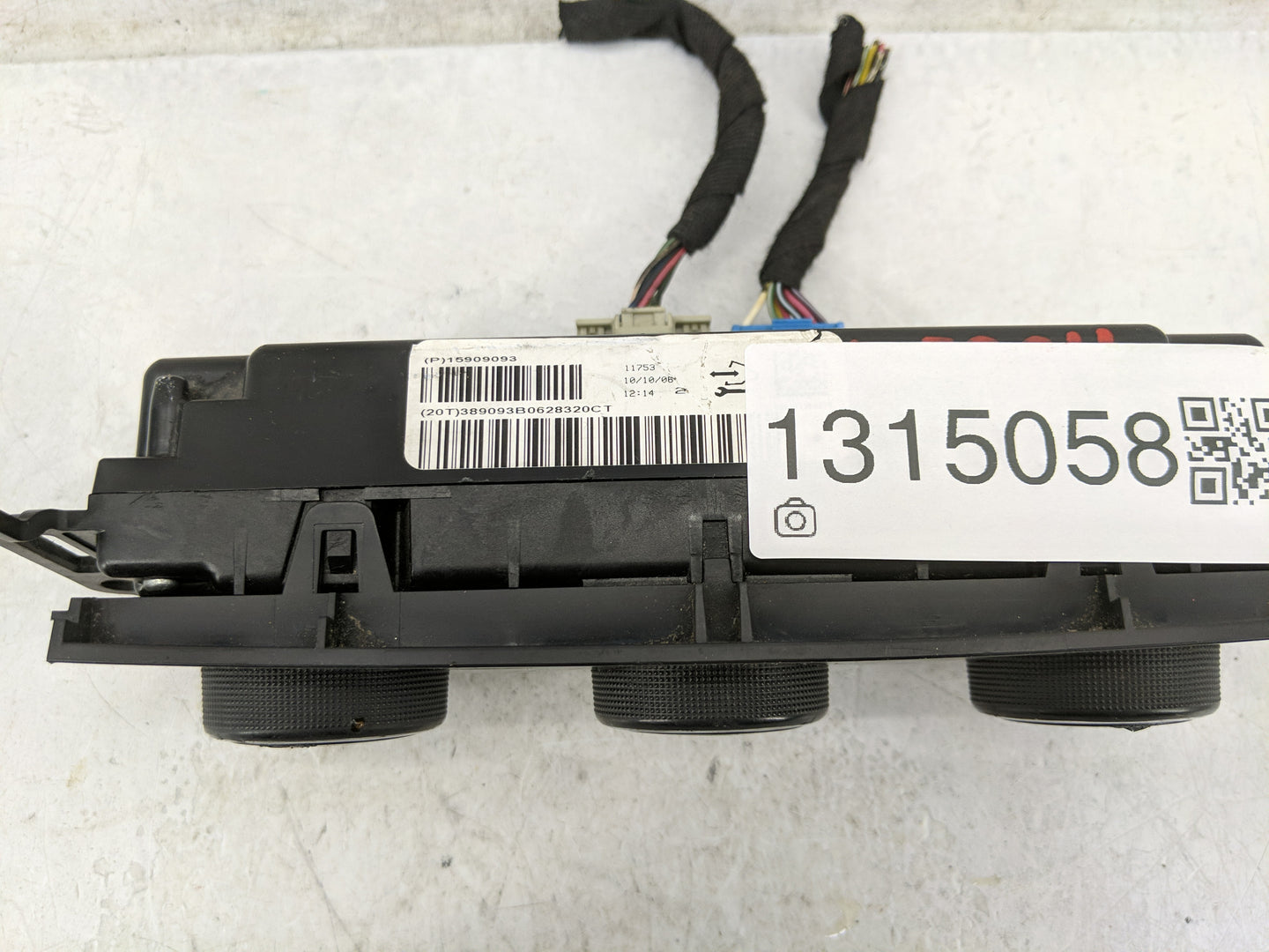 2006-2007 Chevrolet Monte Carlo Climate Control Module Temperature AC/Heater Replacement Fits Fits 2006 2007 2008 2009 2010 