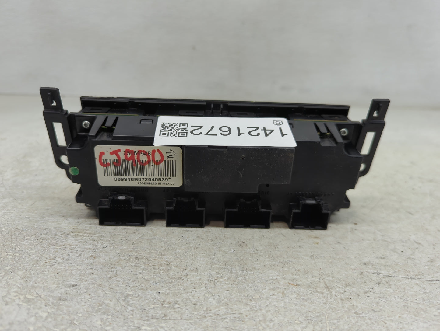 2005-2007 Chevrolet Silverado Climate Control Module Temperature AC/Heater Replacement P/N:25869948 Fits Fits 2005 2006 2007
