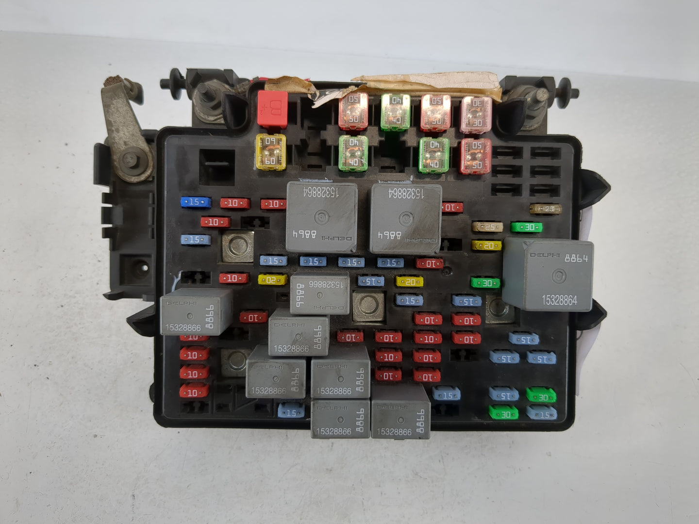 2006-2007 Chevrolet Silverado 1500 Fusebox Fuse Box Panel Relay Module P/N:15139209 Fits Fits 2006 2007 OEM Used Auto Parts 