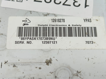 2005-2007 Chevrolet Silverado 1500 PCM Engine Control Computer ECU ECM PCU OEM P/N:12618278 Fits Fits 2004 2005 2006 2007 OEM Used Auto Parts