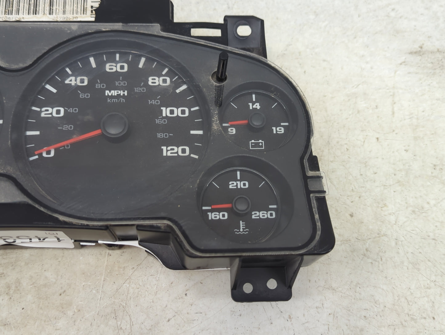 2007 Chevrolet Silverado 1500 Instrument Cluster Speedometer Gauges P/N:25799570 28081460, 6031531 Miles: Fits OEM Used Auto