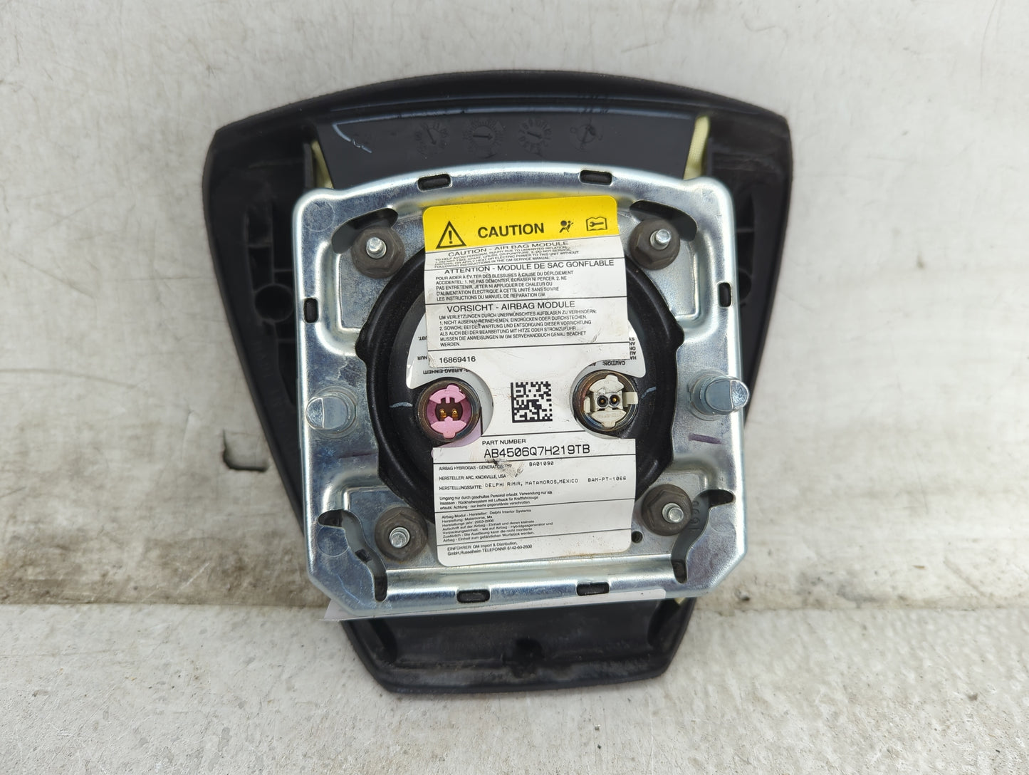 2003 Chevrolet Silverado 1500 Air Bag Driver Left Steering Wheel Mounted 1459038 - Oemusedautoparts1.com