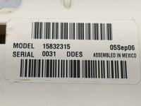 2005-2007 Chevrolet Silverado 1500 Climate Control Module Temperature AC/Heater Replacement P/N:15832315 Fits Fits 2005 2006