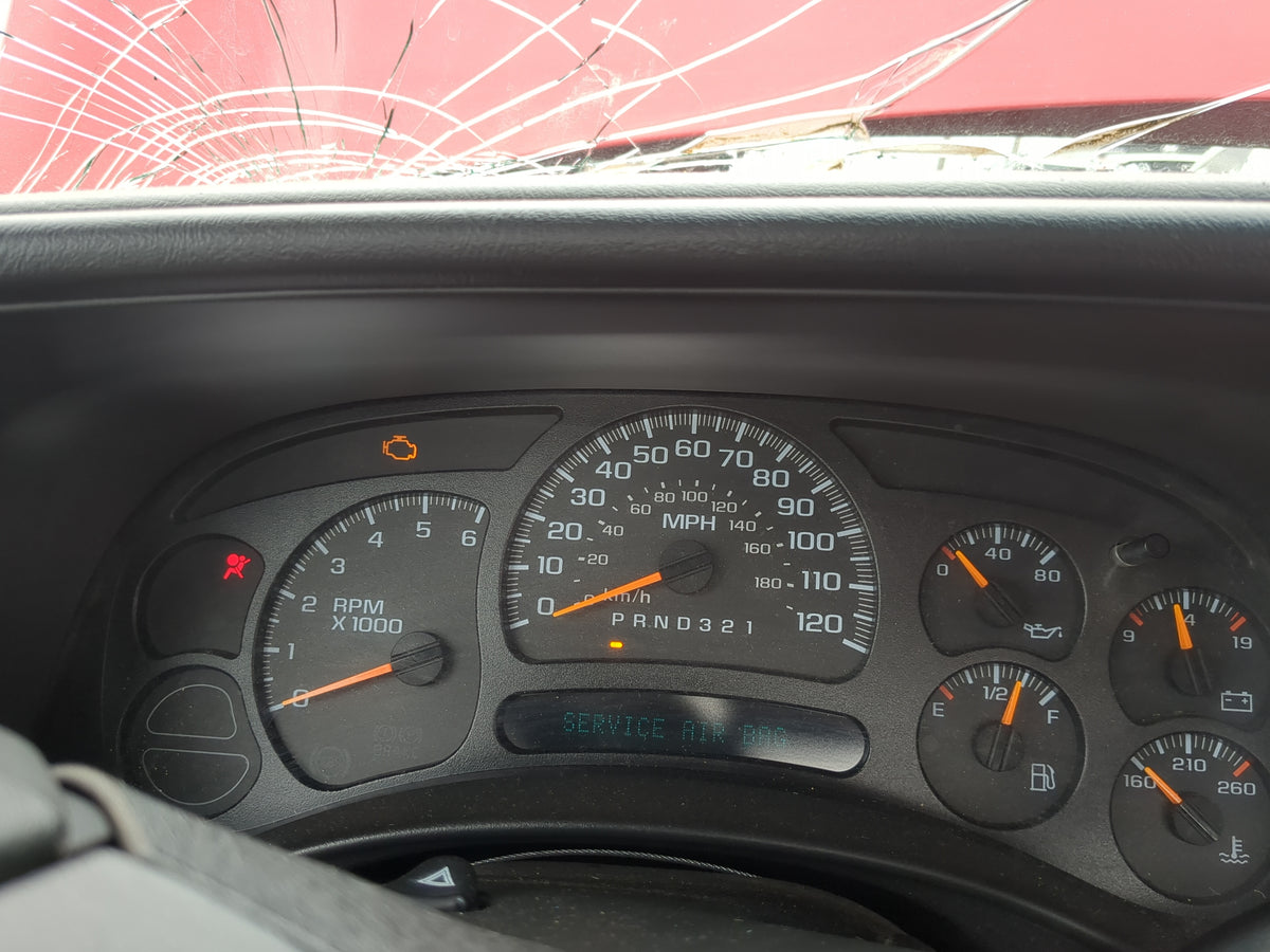 2007 Chevrolet Silverado 1500 Classic Instrument Cluster Speedometer Gauges Miles:147K Fits Fits 2006 OEM Used Auto Parts - 