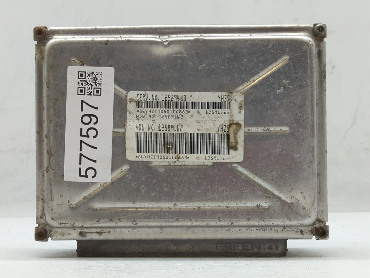 2003-2004 Chevrolet Silverado 2500 PCM Engine Control Computer ECU ECM PCU OEM P/N:12591723 12589463 Fits OEM Used Auto Part