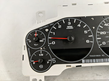 2007 Chevrolet Silverado 2500 Hd Instrument Cluster Speedometer Gauges Fits Fits 2008 2009 2010 2011 2012 2013 OEM Used Auto