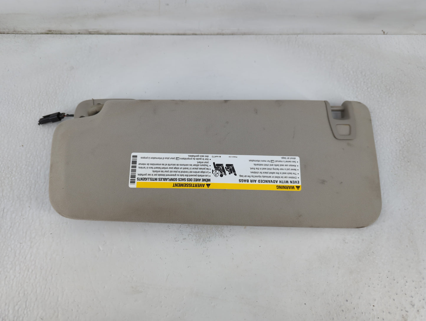 2007-2014 Chevrolet Suburban 1500 Sun Visor Shade Replacement Passenger Right Mirror Fits OEM Used Auto Parts - Oemusedautop