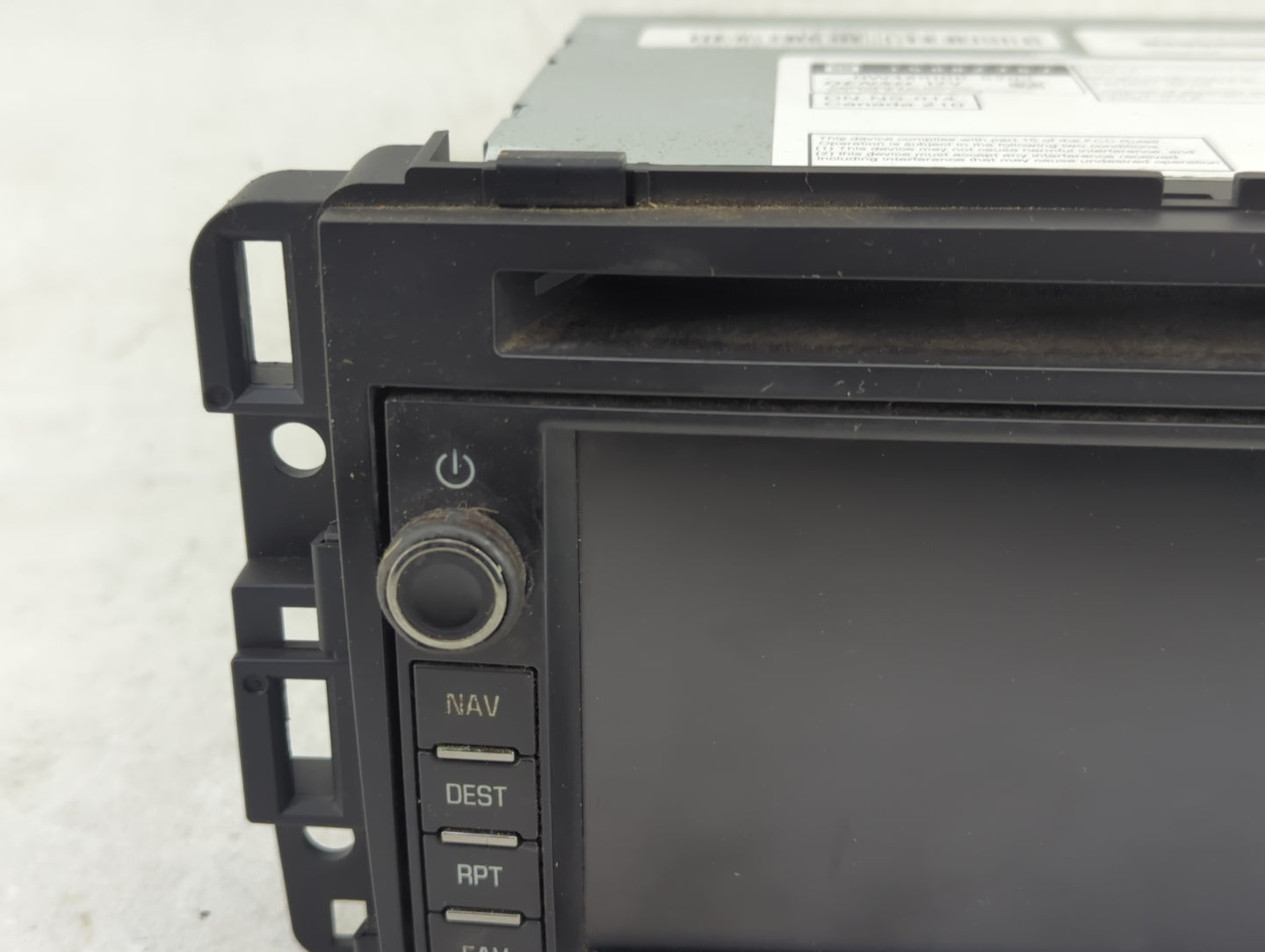 2007 Chevrolet Tahoe Radio AM FM Cd Player Receiver Replacement P/N:DW468100-5203 15882767 Fits OEM Used Auto Parts - Oemuse