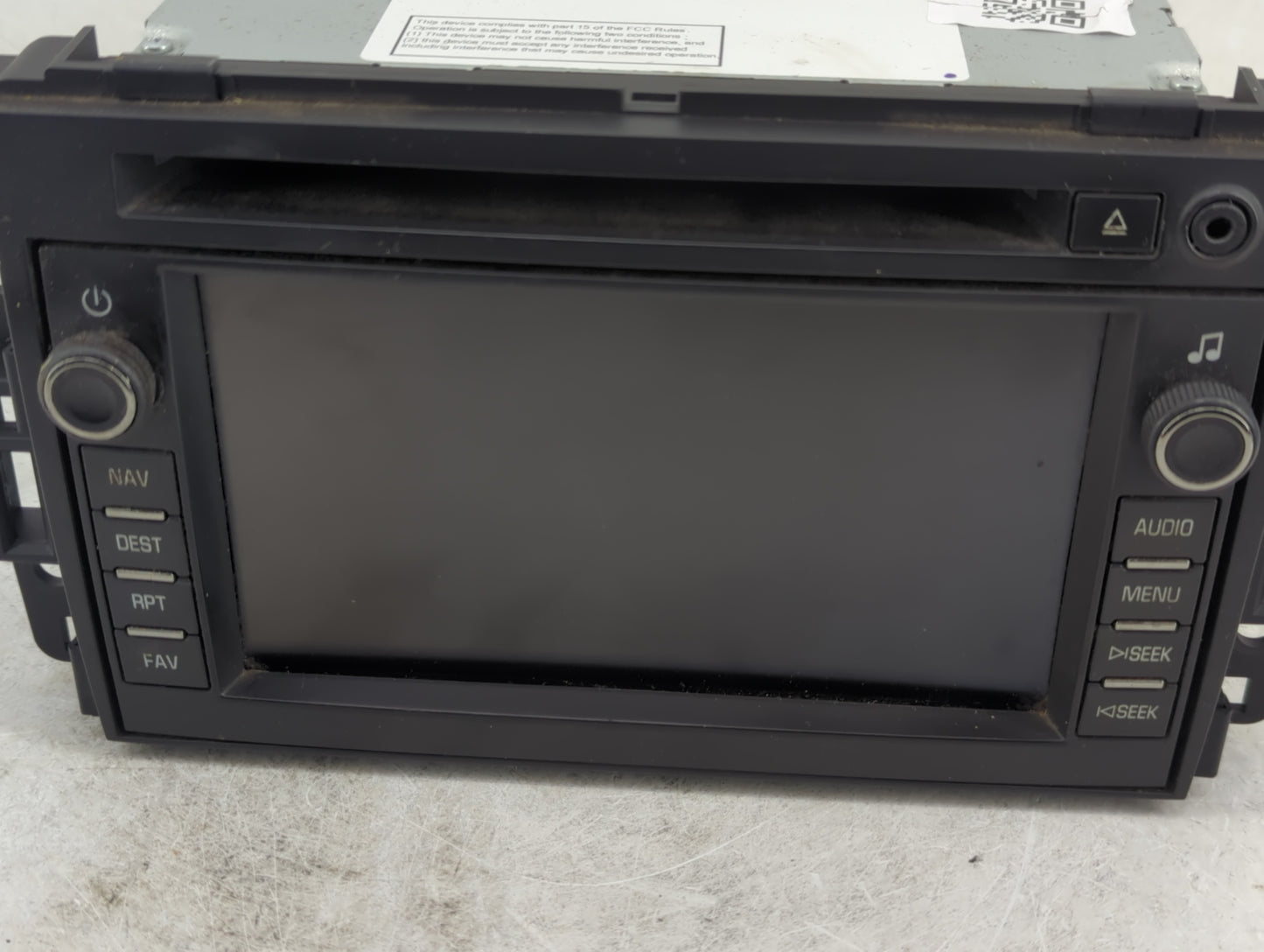 2007 Chevrolet Tahoe Radio AM FM Cd Player Receiver Replacement P/N:DW468100-5203 15882767 Fits OEM Used Auto Parts - Oemuse