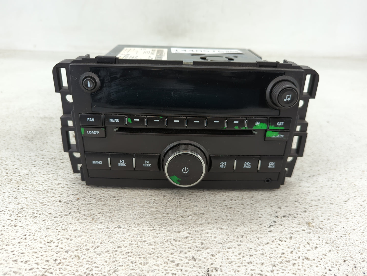 2007-2014 Chevrolet Tahoe Radio AM FM Cd Player Receiver Replacement P/N:25782842 Fits OEM Used Auto Parts - Oemusedautopart