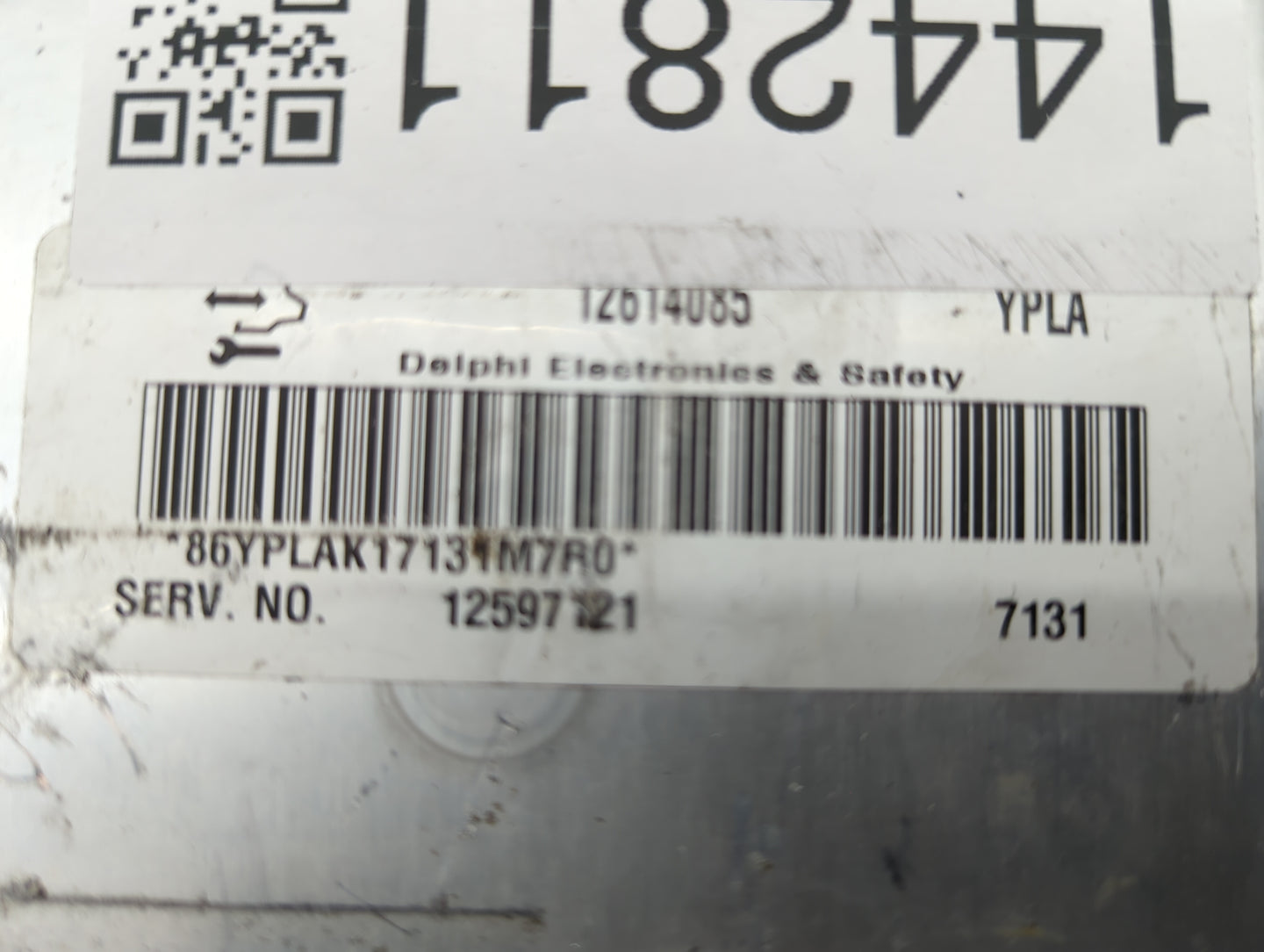 2007 Chevrolet Tahoe PCM Engine Control Computer ECU ECM PCU OEM P/N:12597121 12614085 Fits Fits 2006 2008 OEM Used Auto Par