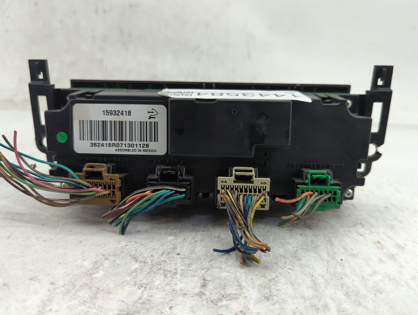 2007-2011 Chevrolet Tahoe Climate Control Module Temperature AC/Heater Replacement P/N:15932418 Fits Fits 2007 2008 2009 201