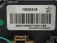 2007-2011 Chevrolet Tahoe Climate Control Module Temperature AC/Heater Replacement P/N:15932418 Fits Fits 2007 2008 2009 201