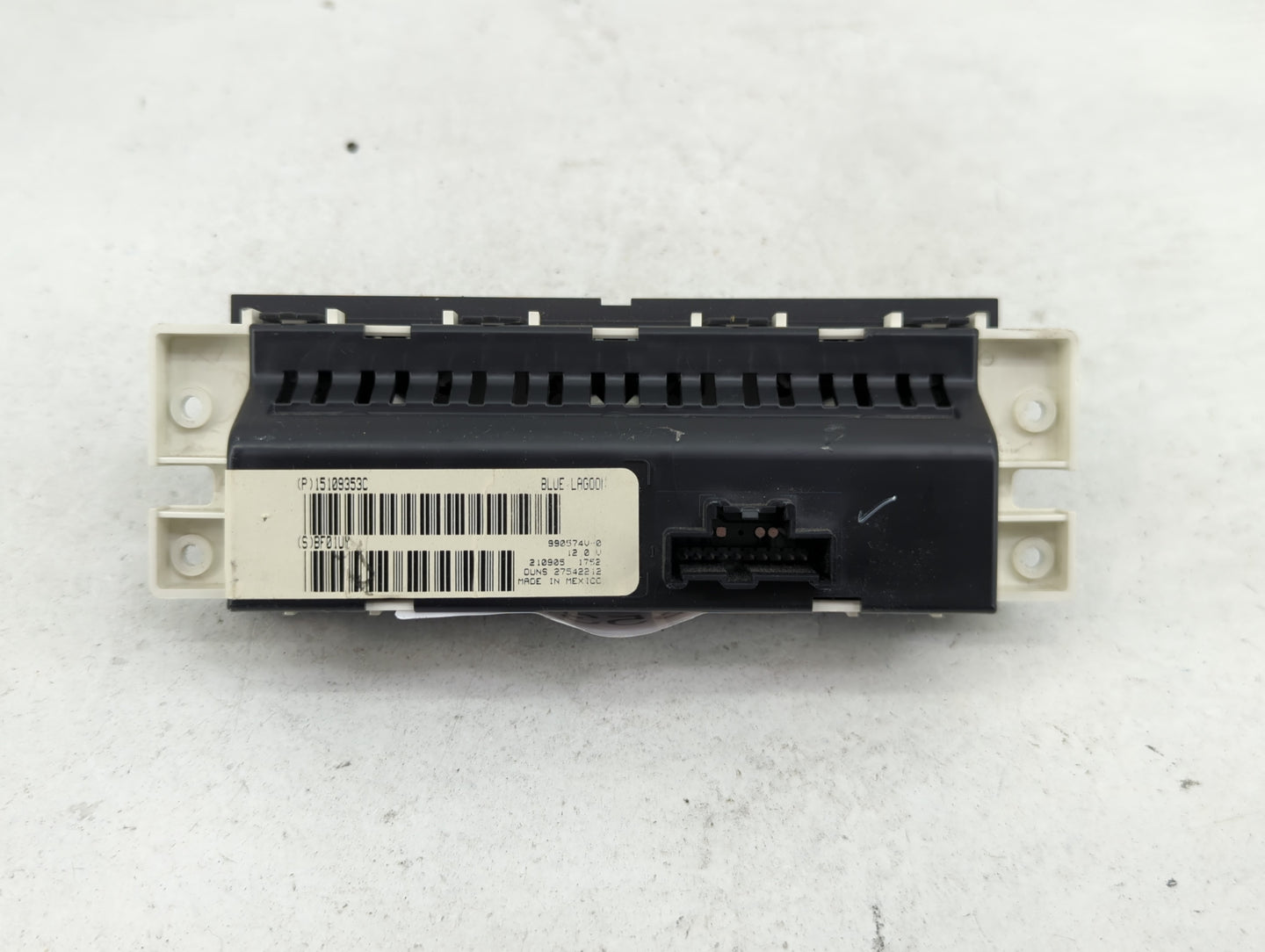 2007-2014 Chevrolet Tahoe Climate Control Module Temperature AC/Heater Replacement P/N:15109353C Fits OEM Used Auto Parts - 