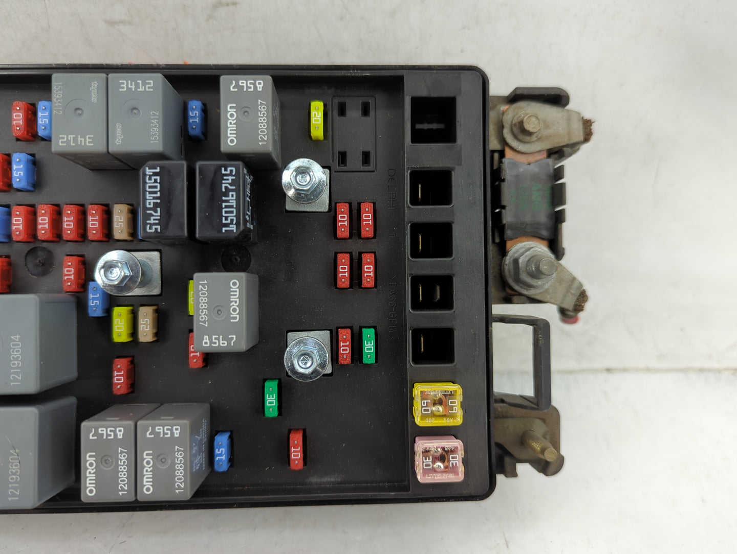 2007 Chevrolet Trailblazer Fusebox Fuse Box Panel Relay Module Fits OEM Used Auto Parts - Oemusedautoparts1.com