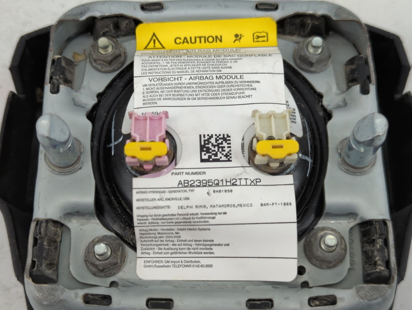 2006 Chevrolet Trailblazer Air Bag Driver Left Steering Wheel Mounted 1466068 - Oemusedautoparts1.com