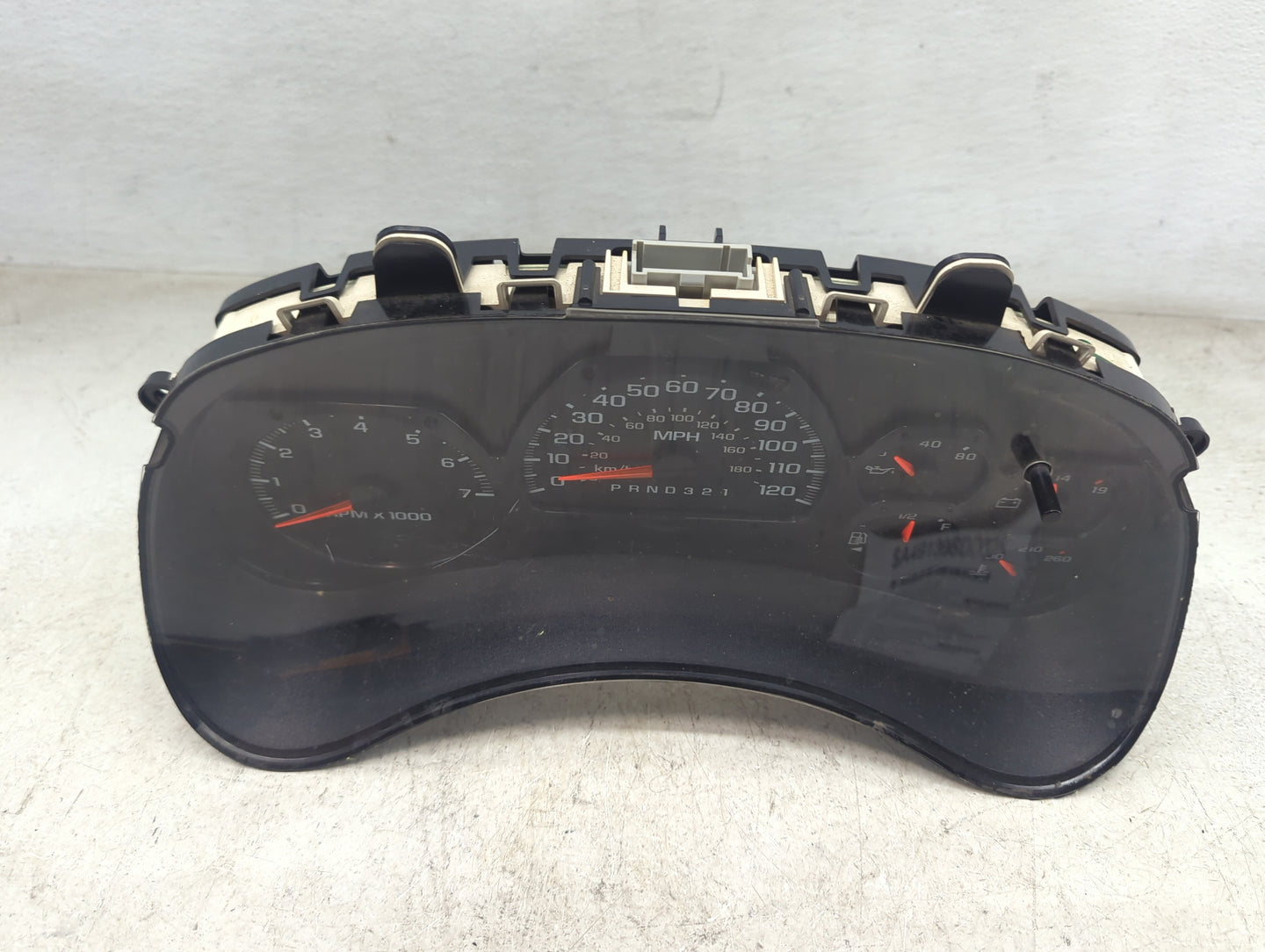 2006-2009 Chevrolet Trailblazer Instrument Cluster Speedometer Gauges P/N:28037766 15298121 Miles:123K Fits OEM Used Auto Pa