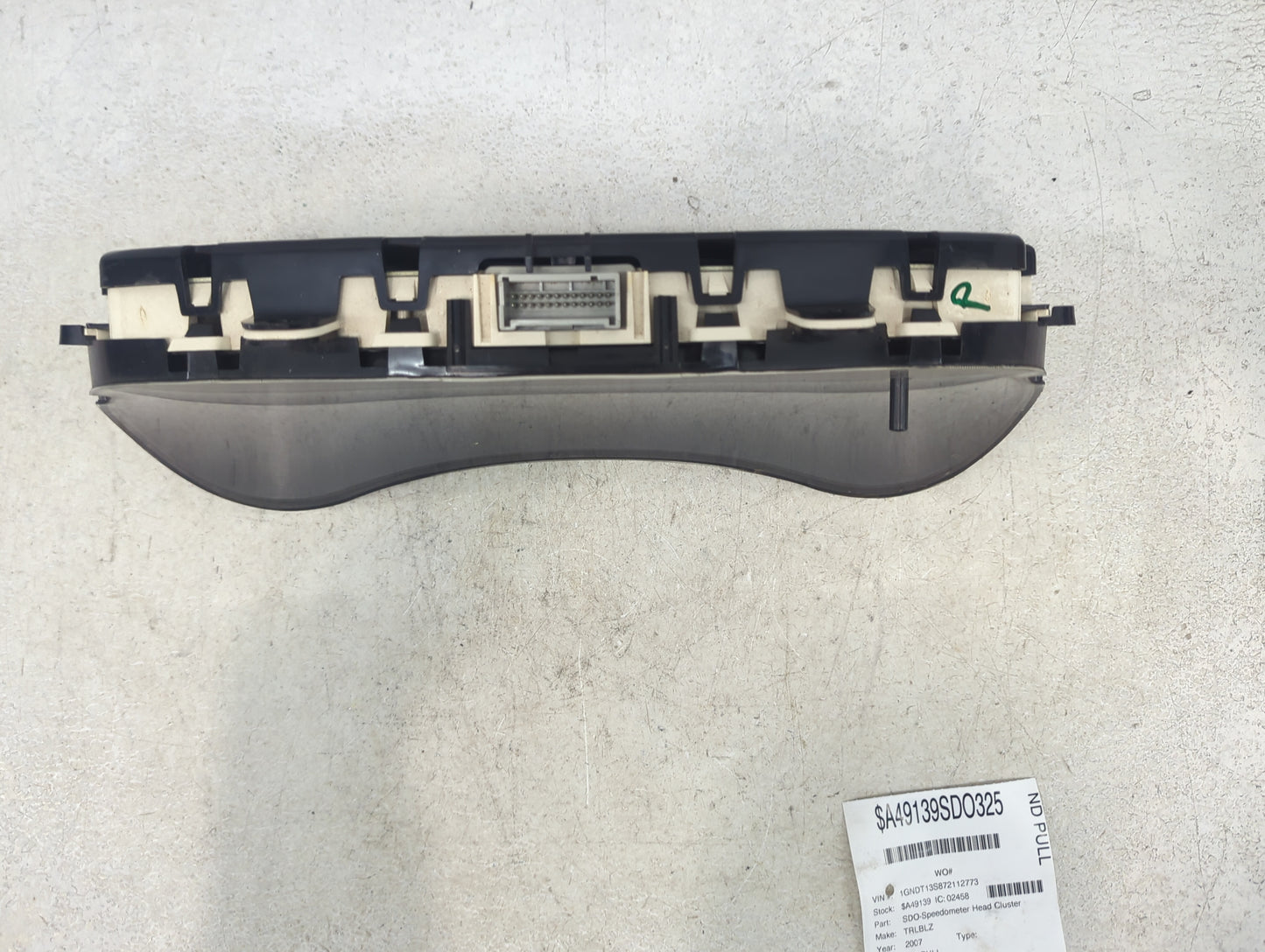 2006-2009 Chevrolet Trailblazer Instrument Cluster Speedometer Gauges P/N:28037766 15298121 Miles:123K Fits OEM Used Auto Pa
