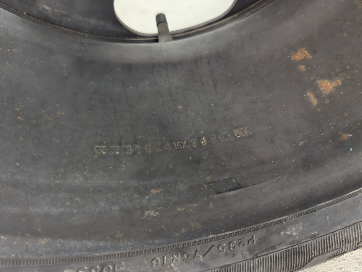 2002-2009 Chevrolet Trailblazer Spare Donut Tire Wheel Rim Oem - Oemusedautoparts1.com