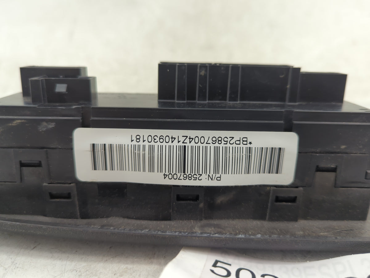 2006-2009 Chevrolet Trailblazer Master Power Window Switch Replacement Driver Side Left P/N:25867004 Fits Fits 2006 2007 200