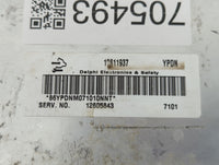 2007-2009 Chevrolet Trailblazer PCM Engine Control Computer ECU ECM PCU OEM P/N:12611937 12605843 Fits OEM Used Auto Parts -