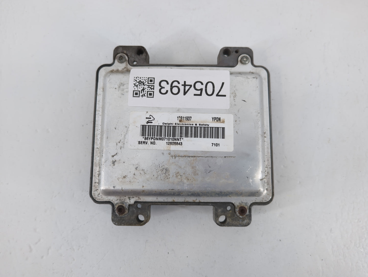 2007-2009 Chevrolet Trailblazer PCM Engine Control Computer ECU ECM PCU OEM P/N:12611937 12605843 Fits OEM Used Auto Parts -