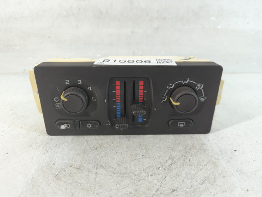 2003-2009 Chevrolet Trailblazer Climate Control Module Temperature AC/Heater Replacement P/N:10395426 Fits OEM Used Auto Par