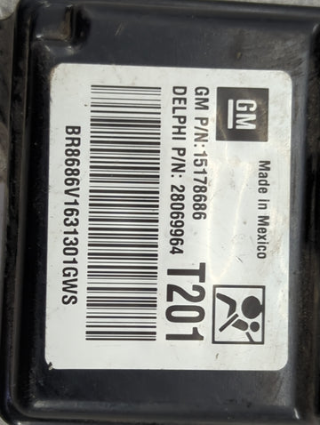 2007-2008 Chevrolet Uplander Safety Restraint Srs Airbag Control Module
