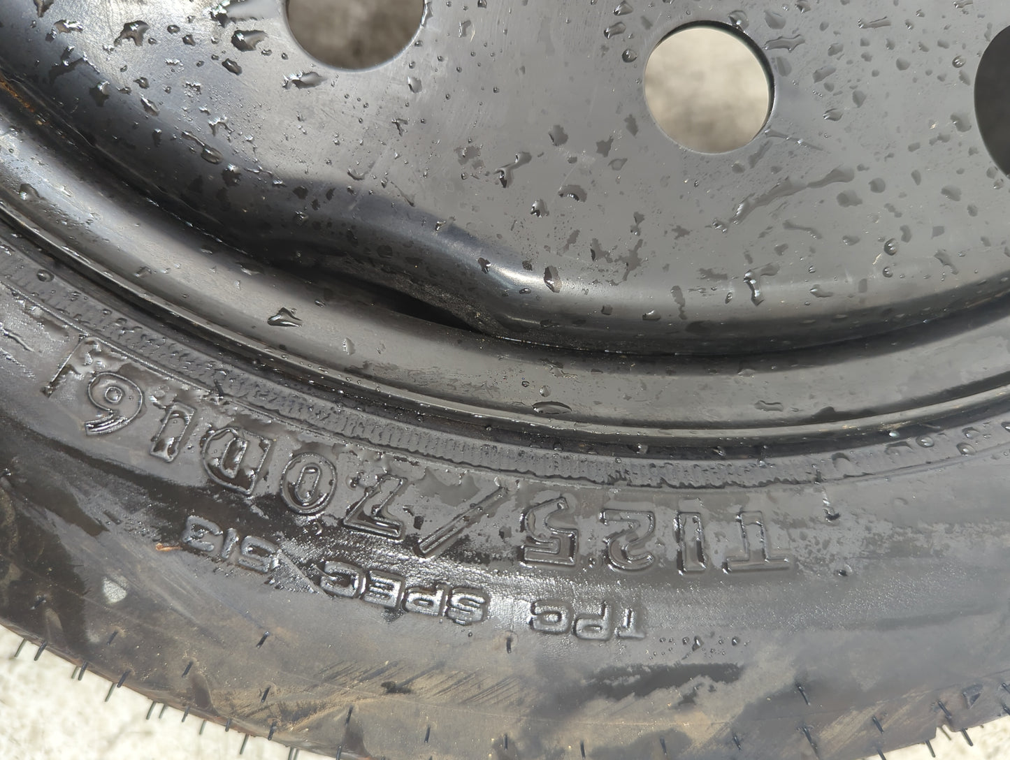 2007 Chevrolet Impala (80 & Up) Impala Spare Donut Tire Wheel Rim Oem - Oemusedautoparts1.com