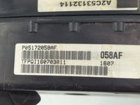 2007 Chrysler 300 Instrument Cluster Speedometer Gauges P/N:P05172058AF Fits OEM Used Auto Parts - Oemusedautoparts1.com