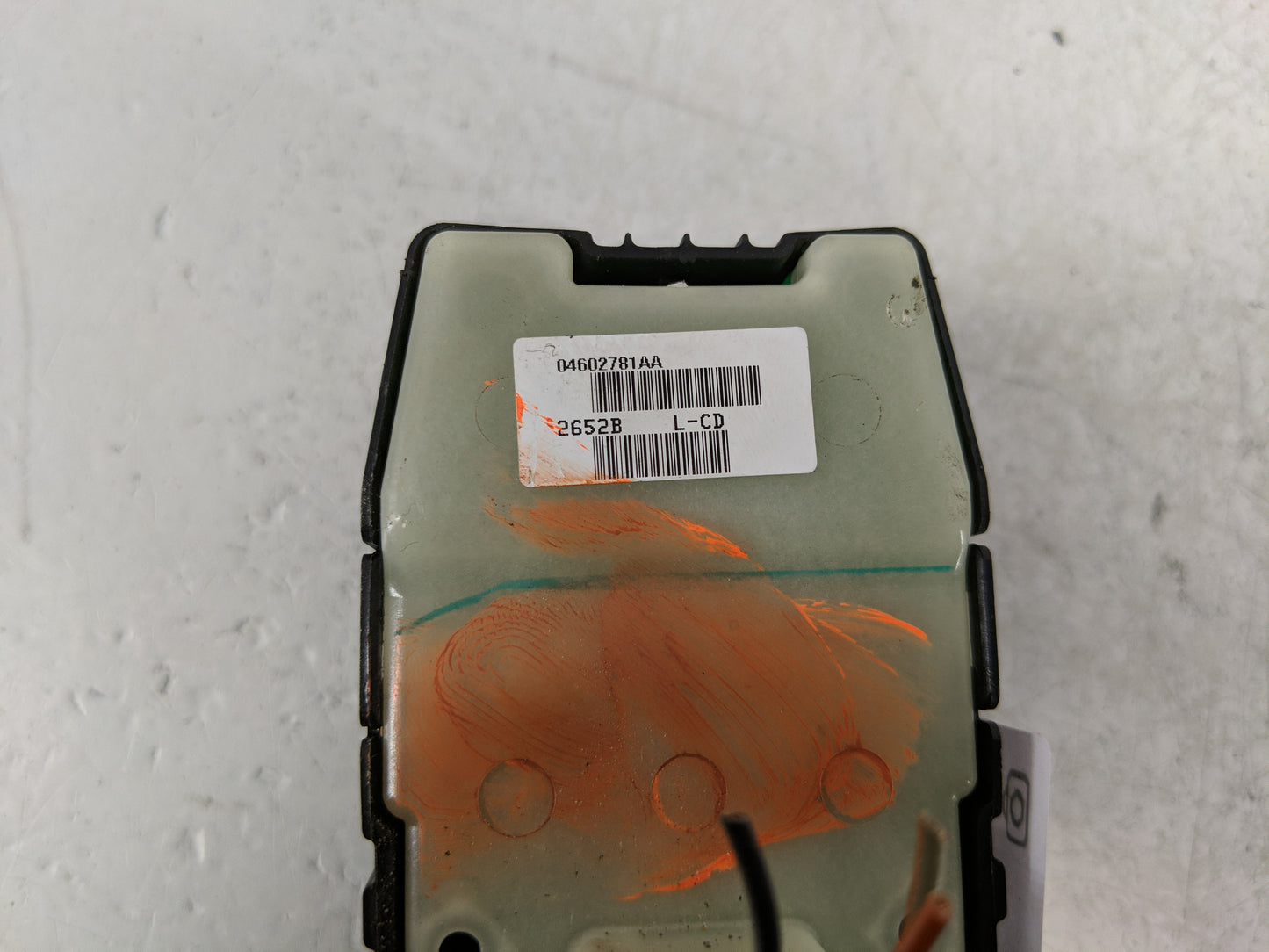 2006-2010 Chrysler 300 Master Power Window Switch Replacement Driver Side Left P/N:04602781AA Fits OEM Used Auto Parts - Oem