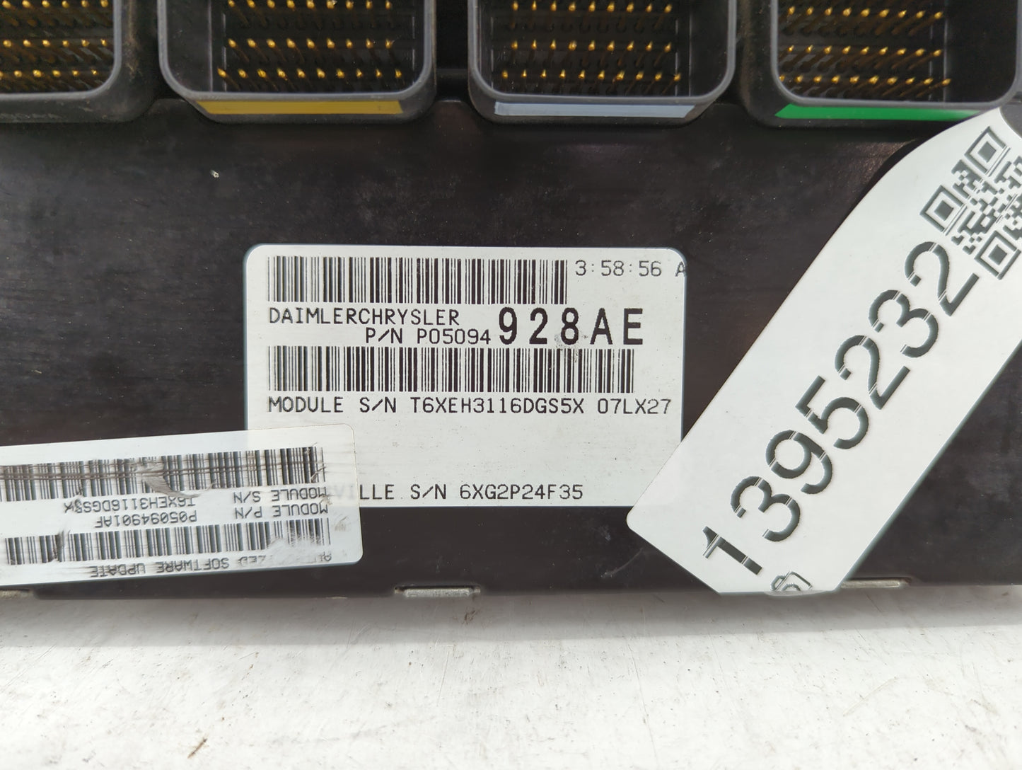 2007 Chrysler 300 PCM Engine Control Computer ECU ECM PCU OEM P/N:05094928AE Fits OEM Used Auto Parts - Oemusedautoparts1.co