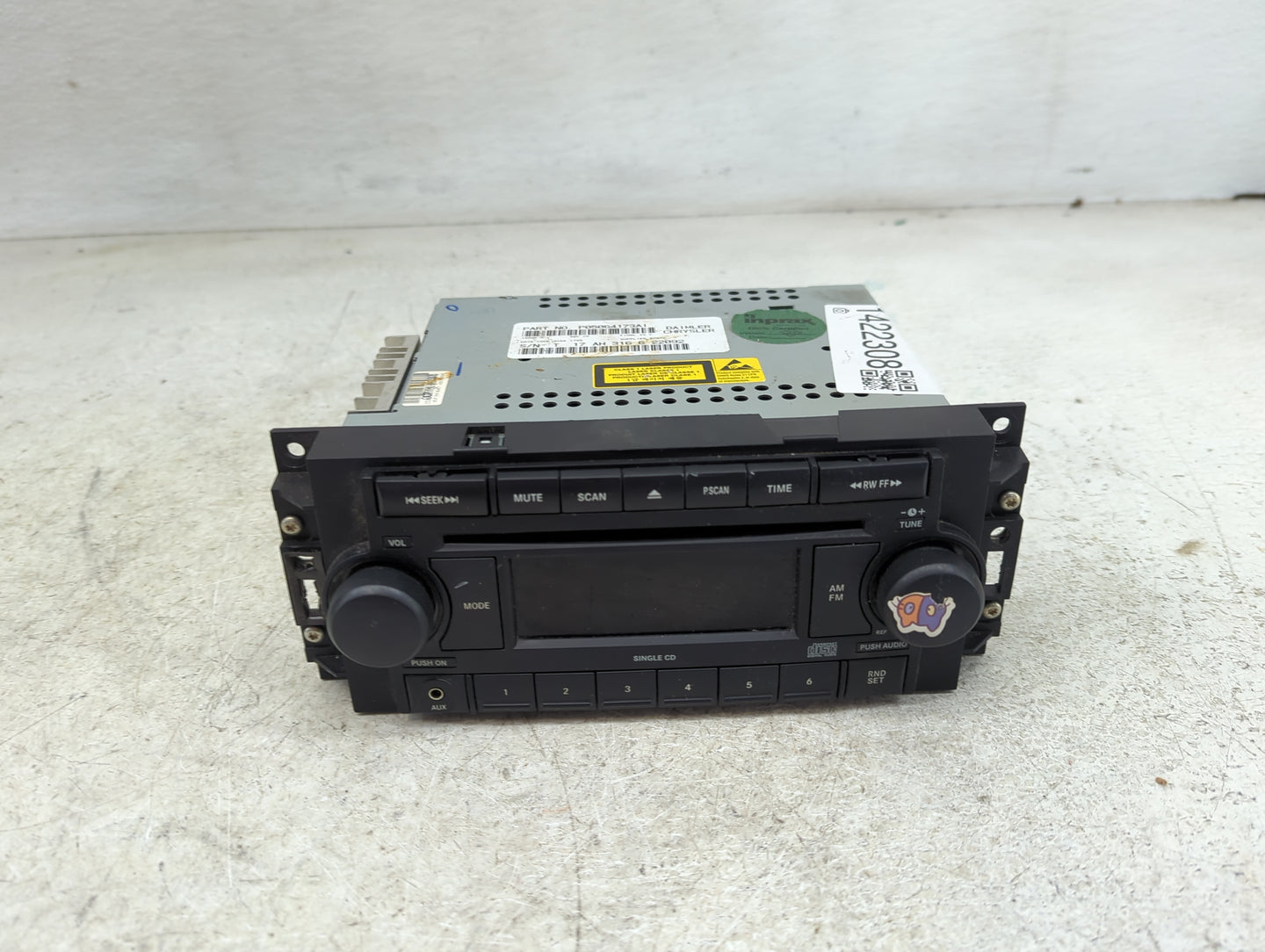 2005-2007 Chrysler 300 Radio AM FM Cd Player Receiver Replacement P/N:P05064173AI Fits Fits 2004 2005 2006 2007 2008 2009 20