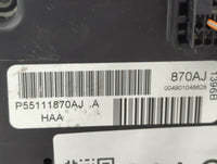 2005-2007 Chrysler 300 Climate Control Module Temperature AC/Heater Replacement P/N:P55111870AJ 55111870AJ Fits OEM Used Aut