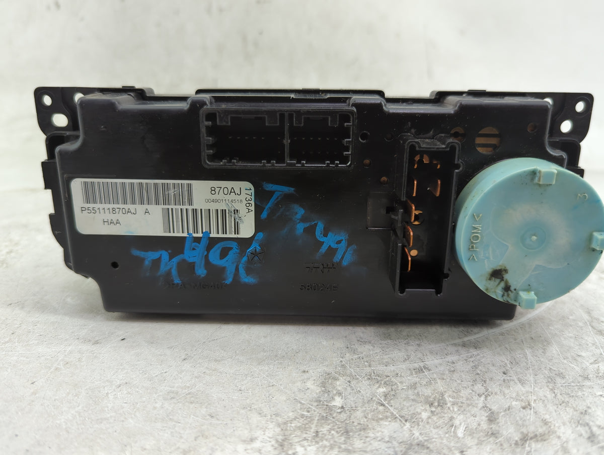 2005-2007 Chrysler 300 Climate Control Module Temperature AC/Heater Replacement P/N:P55111870AJ 004901114518 Fits OEM Used A