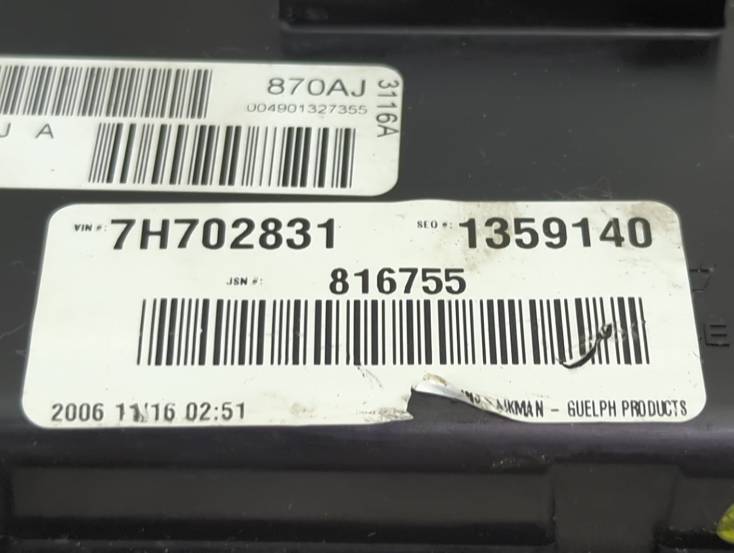 2005-2007 Chrysler 300 Climate Control Module Temperature AC/Heater Replacement P/N:P55111870AJ 7H702831 Fits Fits 2005 2006