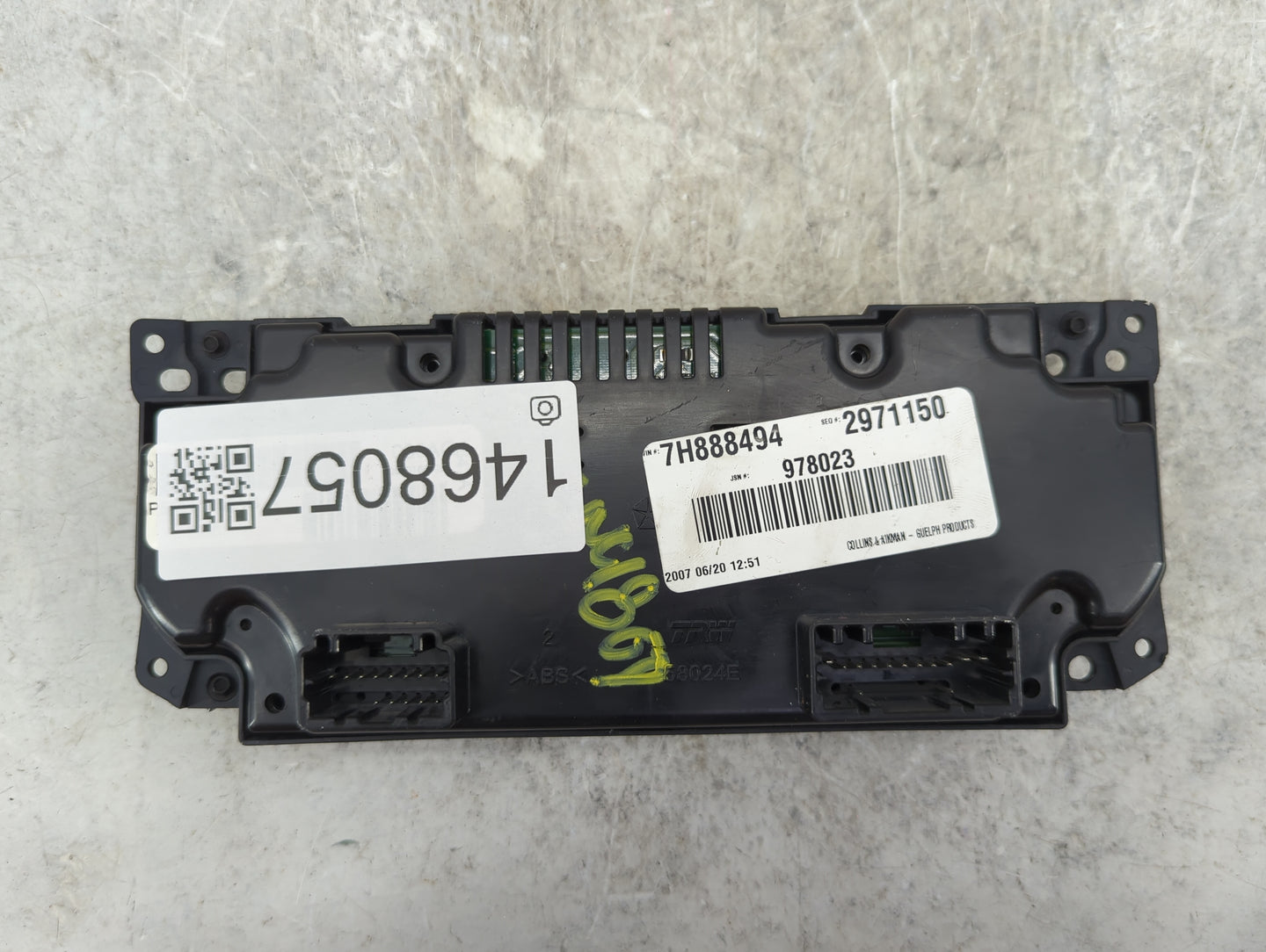 2005-2007 Chrysler 300 Climate Control Module Temperature AC/Heater Replacement P/N:75196 2971150, 978023 Fits Fits 2005 200