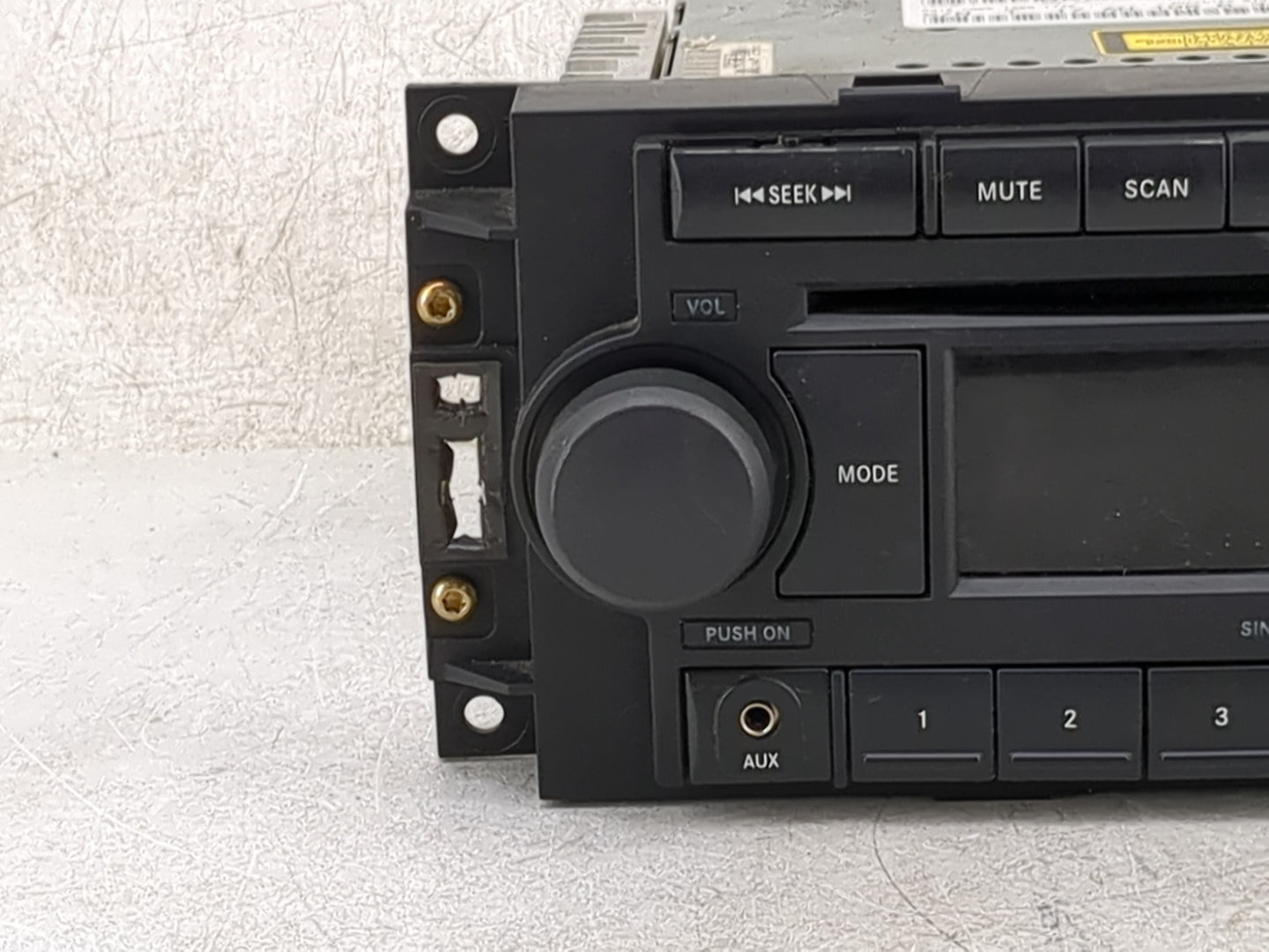 2007 Chrysler 300 Radio AM FM Cd Player Receiver Replacement P/N:P05064173AH Fits Fits 2005 2006 OEM Used Auto Parts - Oemus