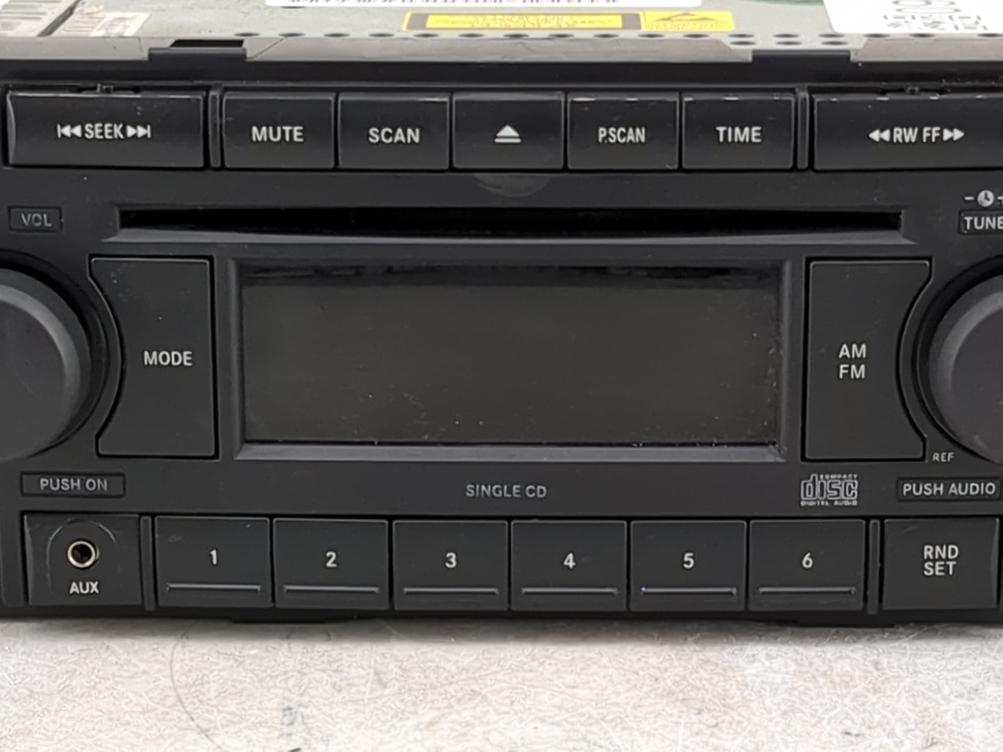 2007 Chrysler 300 Radio AM FM Cd Player Receiver Replacement P/N:P05064173AH Fits Fits 2005 2006 OEM Used Auto Parts - Oemus