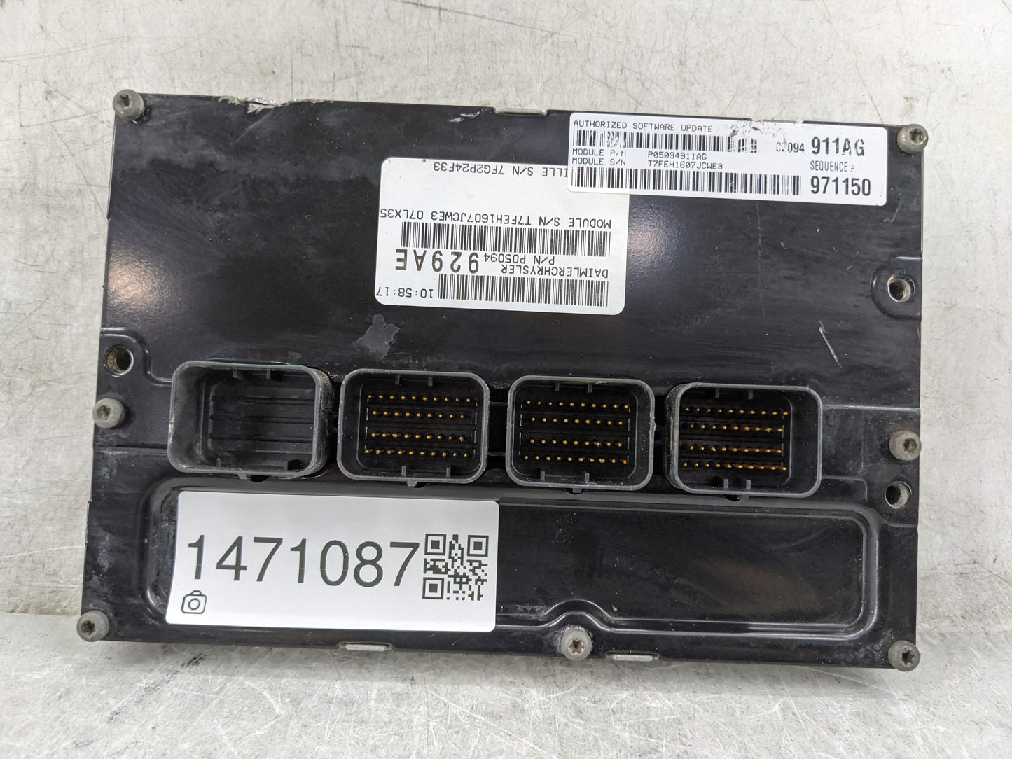 2007 Chrysler 300 PCM Engine Control Computer ECU ECM PCU OEM P/N:P05094929AE P05094911AG Fits OEM Used Auto Parts - Oemused