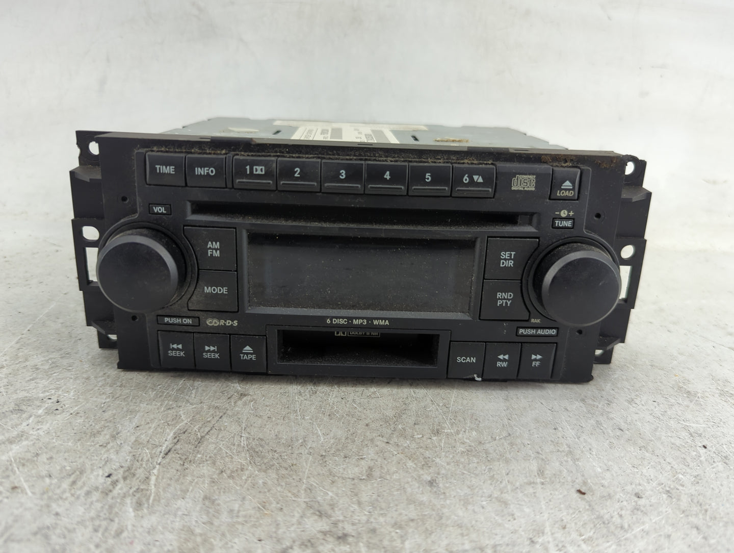 2005-2007 Chrysler 300 Radio AM FM Cd Player Receiver Replacement P/N:P05091523AM TZ1AA2356Z4098 Fits OEM Used Auto Parts - 