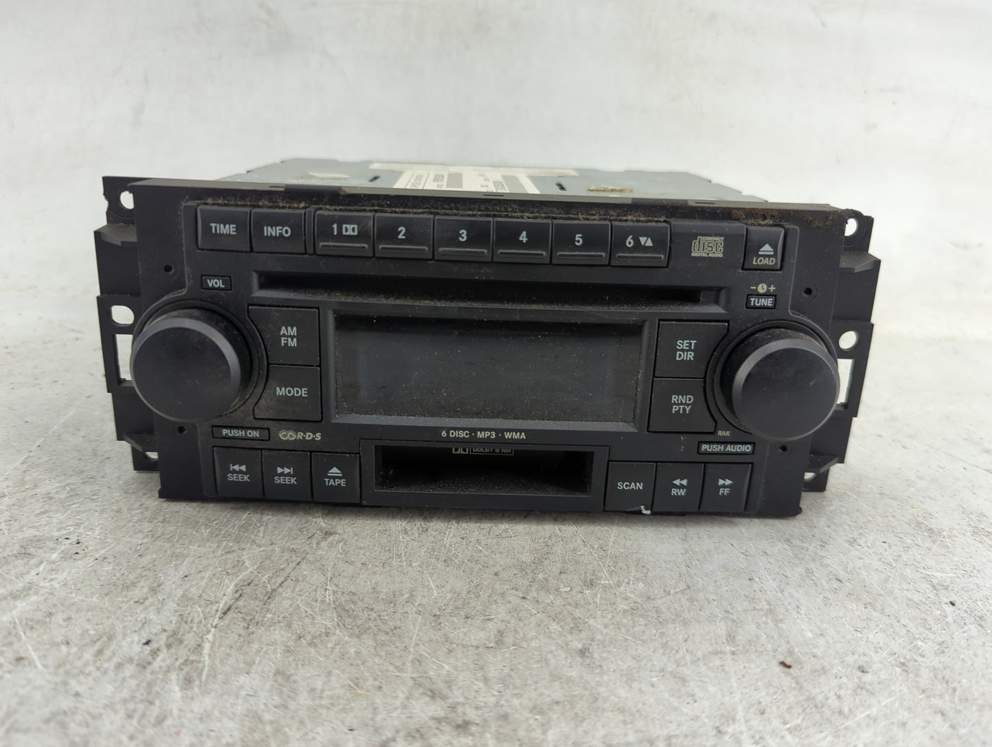 2005-2007 Chrysler 300 Radio AM FM Cd Player Receiver Replacement P/N:P05091523AM TZ1AA2356Z4098 Fits OEM Used Auto Parts - 