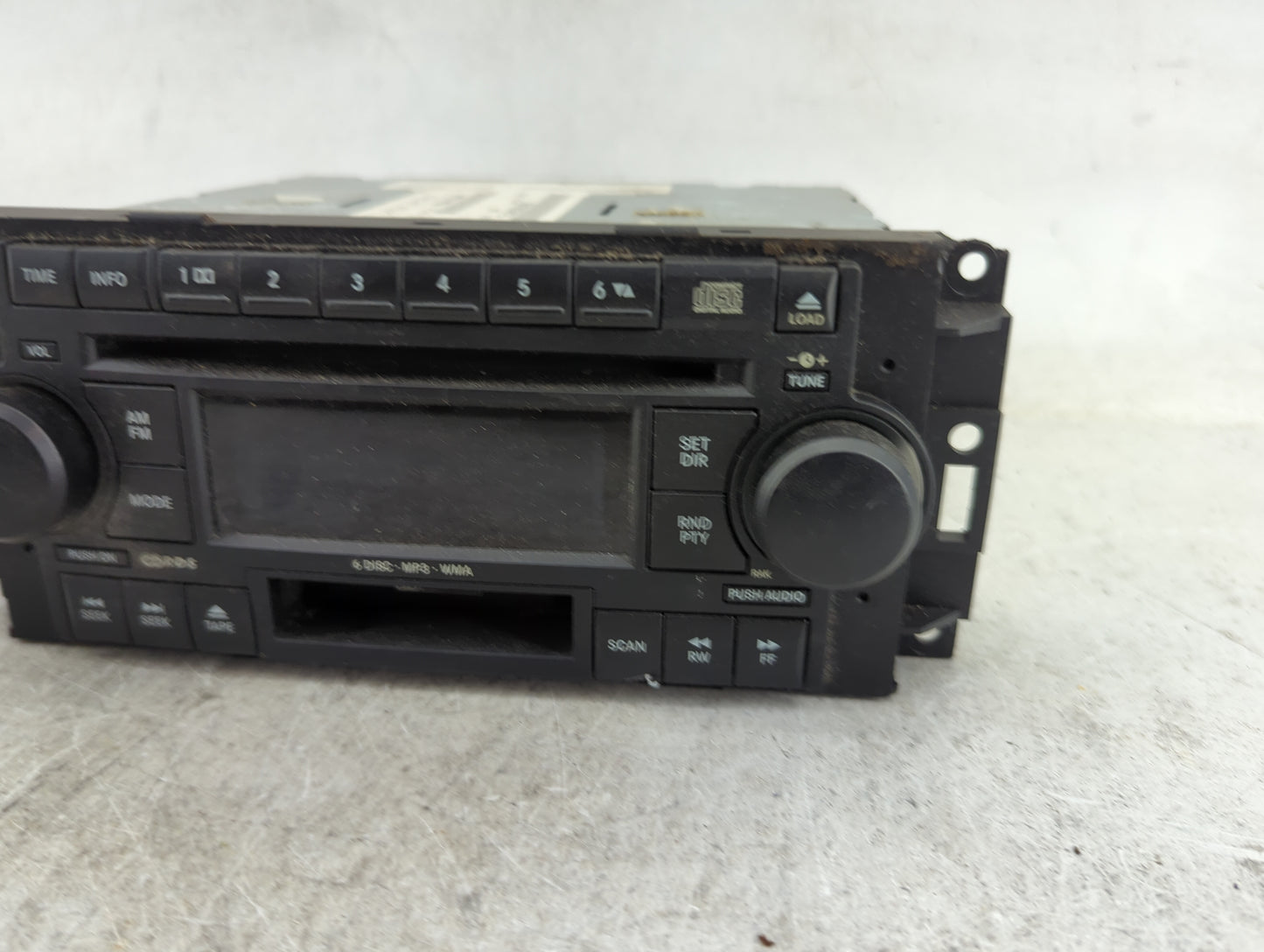 2005-2007 Chrysler 300 Radio AM FM Cd Player Receiver Replacement P/N:P05091523AM TZ1AA2356Z4098 Fits OEM Used Auto Parts - 