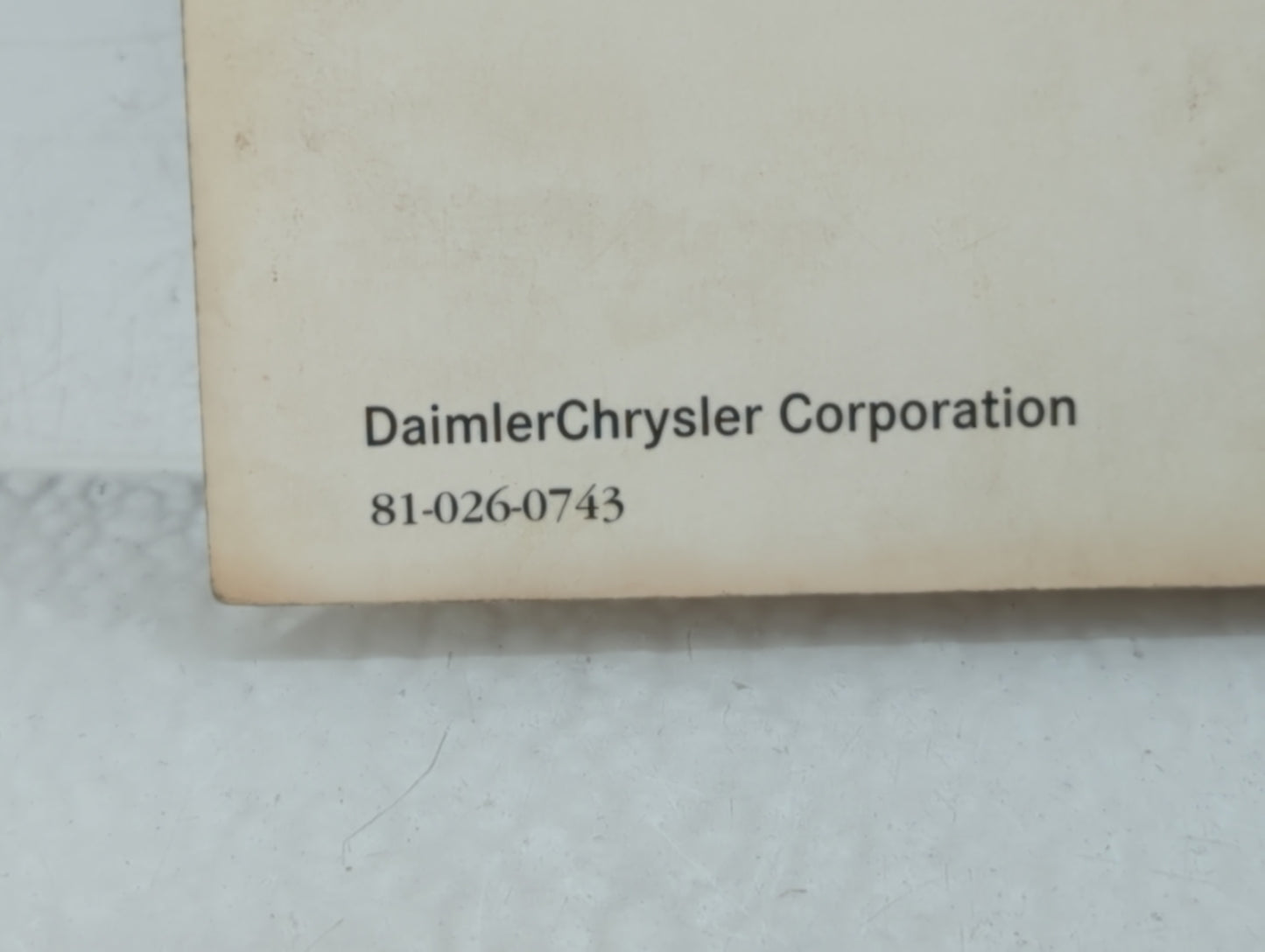 2007 Chrysler 300 Owners Manual Book Guide OEM Used Auto Parts - Oemusedautoparts1.com